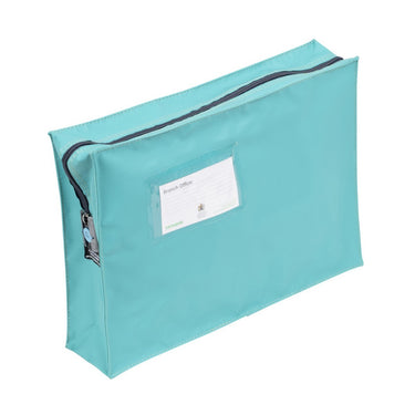 Mail Bag with Gusset ZG1 Green Button